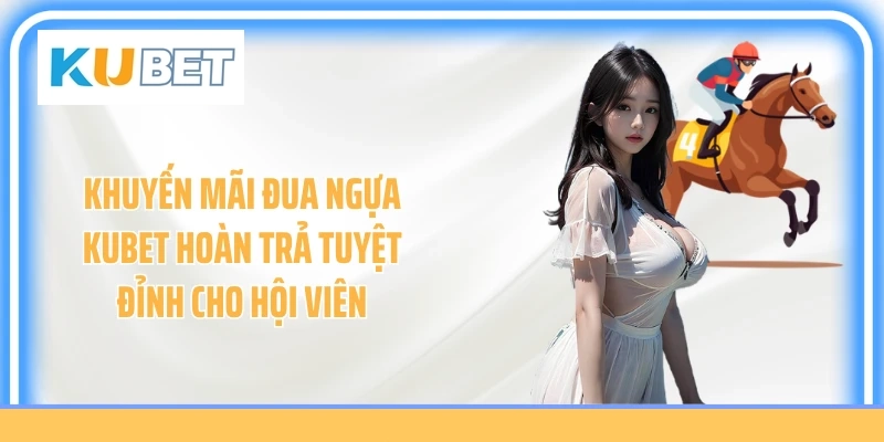 Khuyến mãi đua ngựa Kubet hoàn trả tuyệt đỉnh cho hội viên